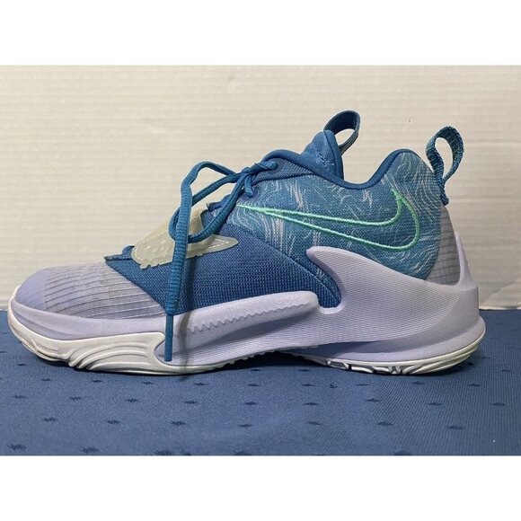 Nike Youth Zoom Freak 3 Freezing Time Dutch Blue Metallic Shoes 5Y (DB4158-401) - Picture 7 of 11